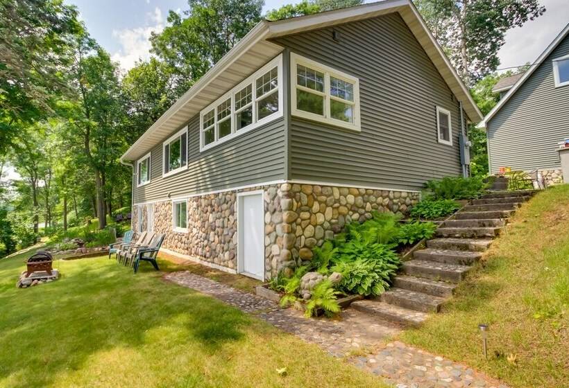 Garrison Haven On Whitefish Lake W/ Boat Dock!