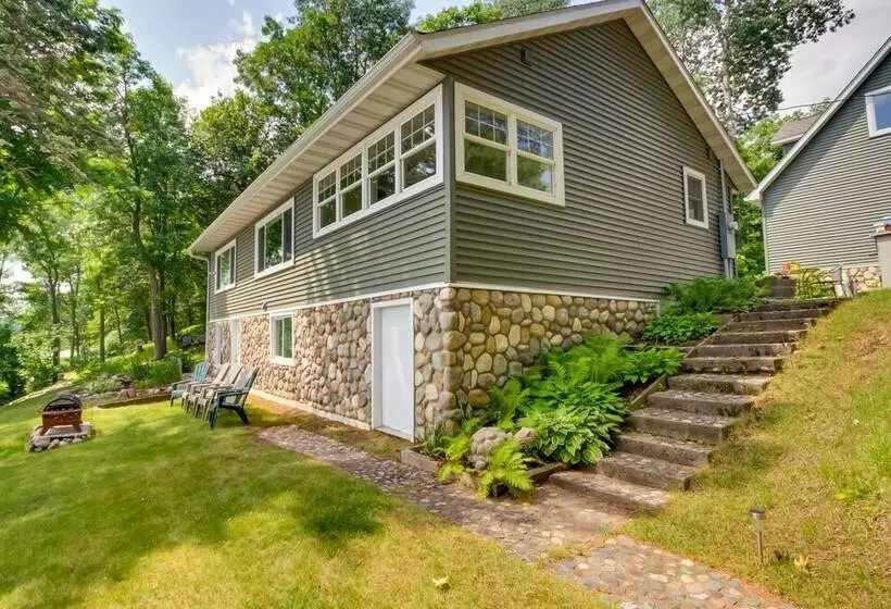Garrison Haven On Whitefish Lake W/ Boat Dock!