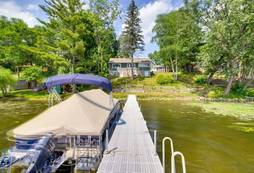 Garrison Haven On Whitefish Lake W/ Boat Dock!