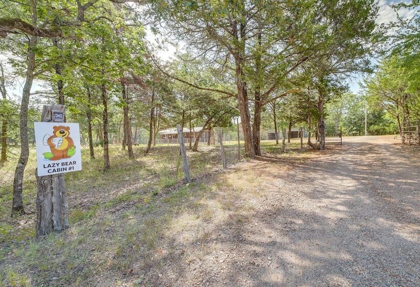 Lazy Bear Cabins 1 At Tuskahoma Near Sardis Lake!