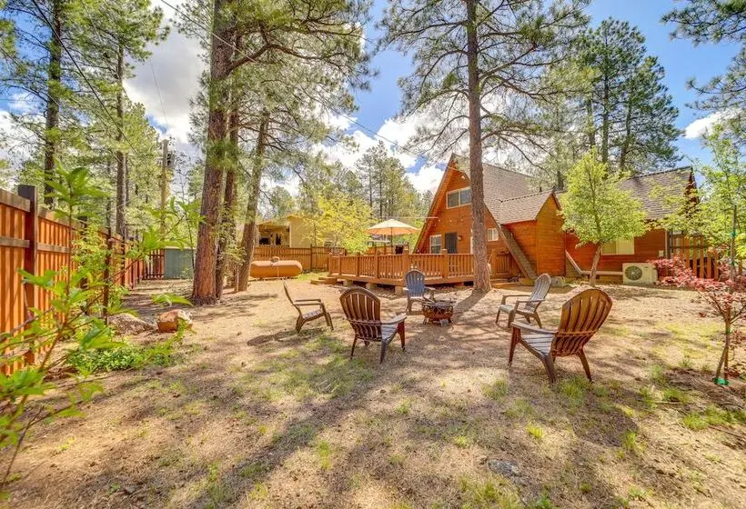 Pet Friendly Arizona Cabin   Fire Pit, Near Skiing
