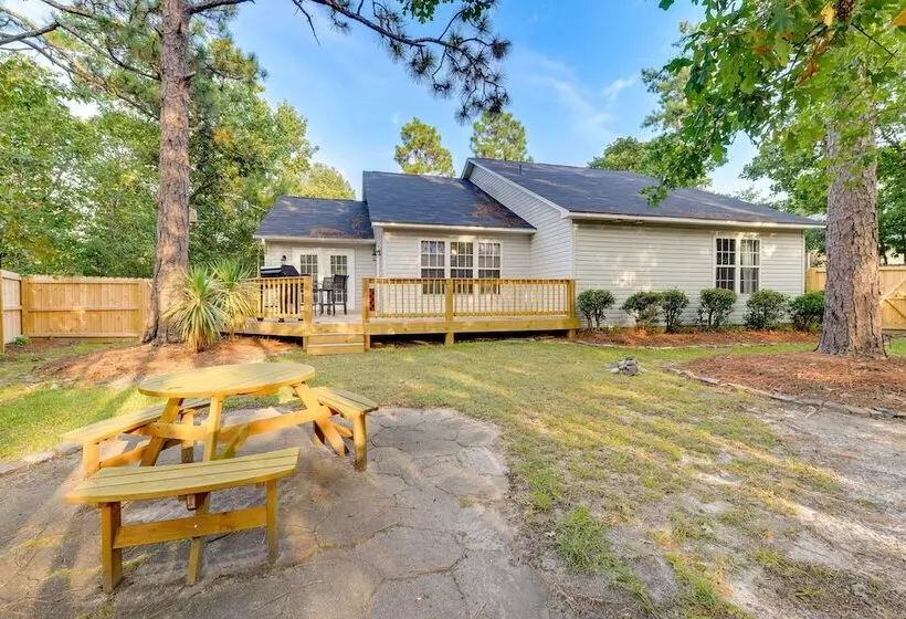 Pet Friendly Pinehurst Home W/ Deck   Near Golf