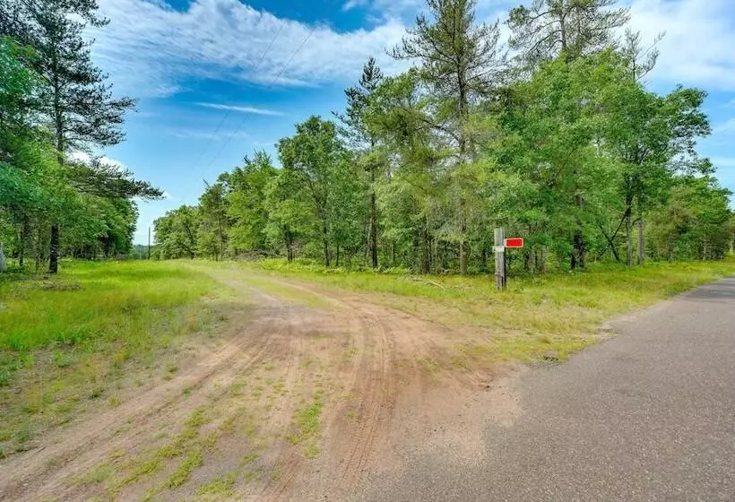 Pet Friendly Waterfront Minong Cabin With Fire Pit