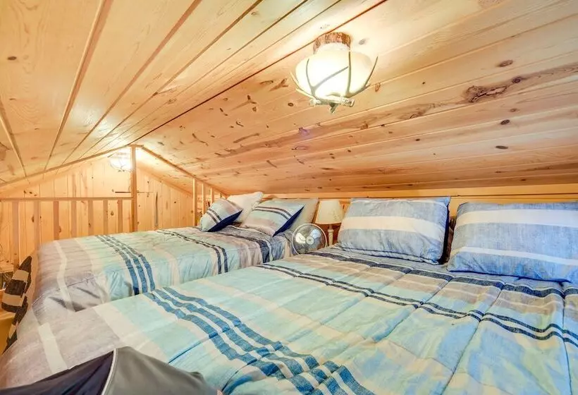 Pet Friendly Waterfront Minong Cabin With Fire Pit