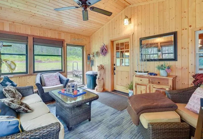 Pet Friendly Waterfront Minong Cabin With Fire Pit