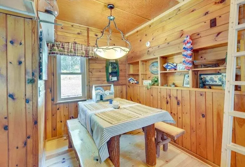 Pet Friendly Waterfront Minong Cabin With Fire Pit