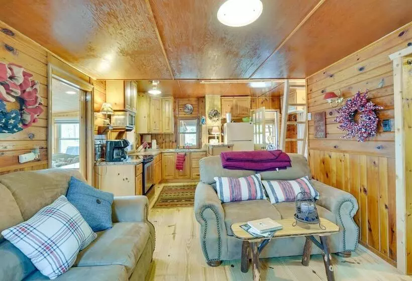 Pet Friendly Waterfront Minong Cabin With Fire Pit