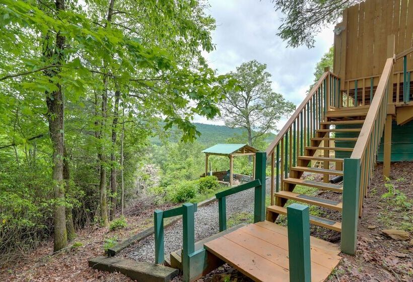 Secluded Mountain Cabin W/ Decks + Gazebo!