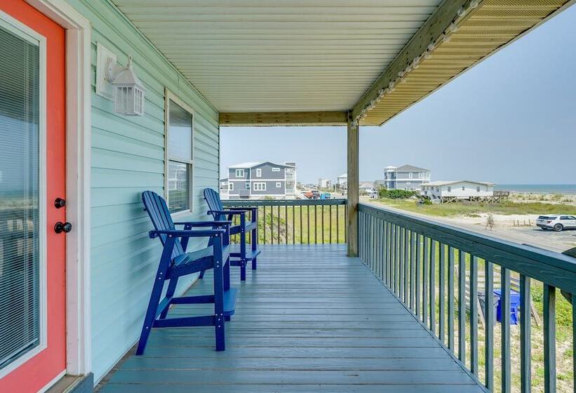 Sun & Surf  Oak Island Home, Steps To Beach!