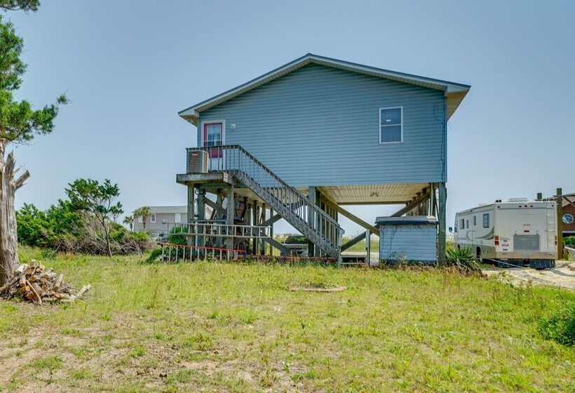 Sun & Surf  Oak Island Home, Steps To Beach!