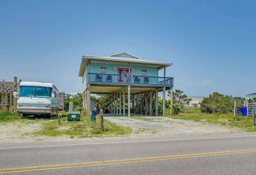 Sun & Surf  Oak Island Home, Steps To Beach!