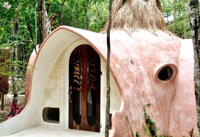 بنسيون Room In Lodge Eco Luxe Mayan Dome Cenote