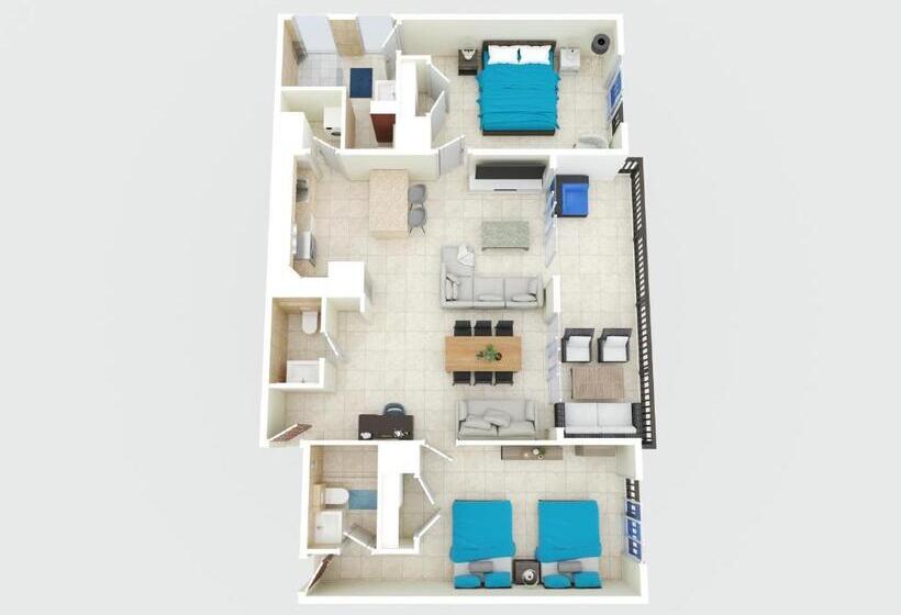 Beachfront Palapa21 Jan Thiel