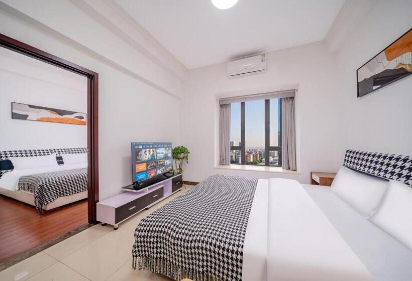 Guangzhou Lijing Aparthotel Pazhou Exhibition Center Next To Exit D Of Wanshengwei Mtr Station