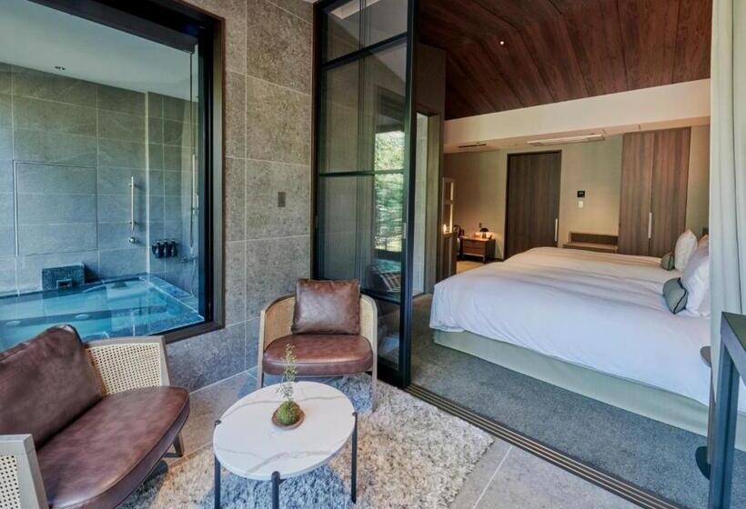 בית מלון כפרי Fufu Kyu Karuizawa Seiyou No Mori