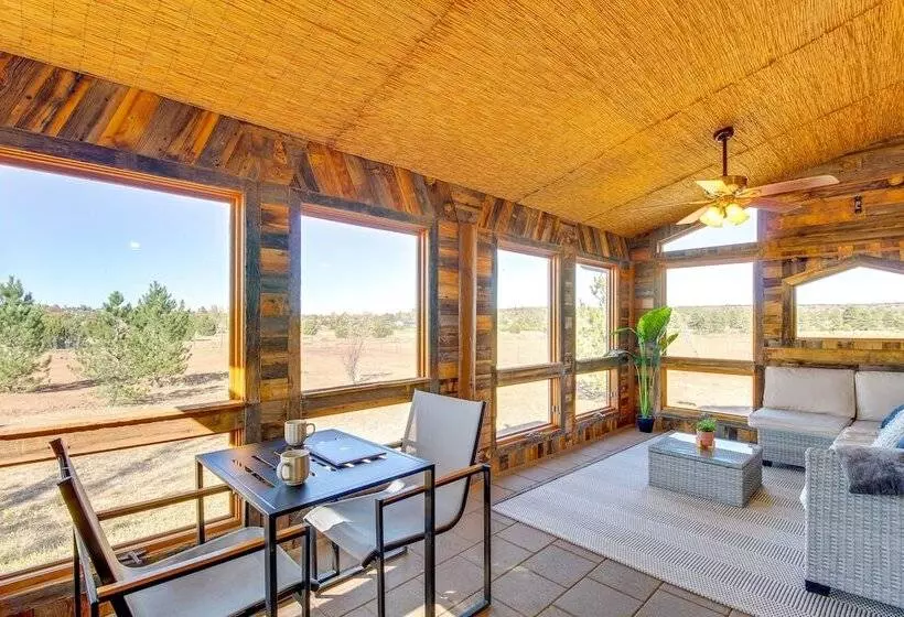 Pet Friendly Show Low Cabin W/ 1 Acre Fenced Yard!