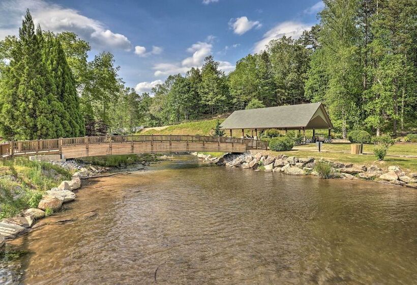 Spacious Lake Lure Family Home W/ Deck & Fire Pit!