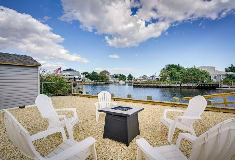 Waterfront Mystic Island Home W/ Boat Dock!