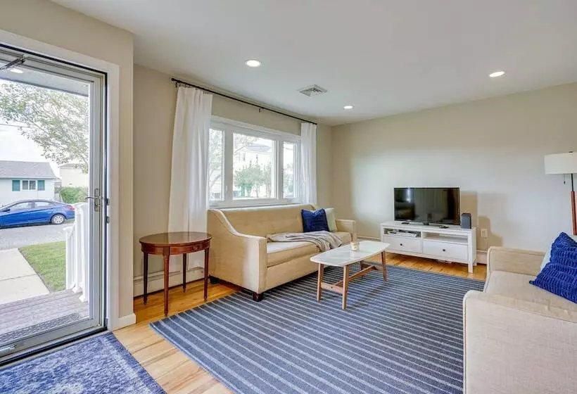 Waterfront Mystic Island Home W/ Boat Dock!