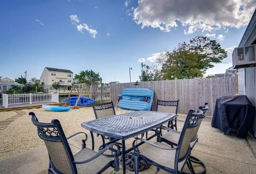 Waterfront Mystic Island Home W/ Boat Dock!