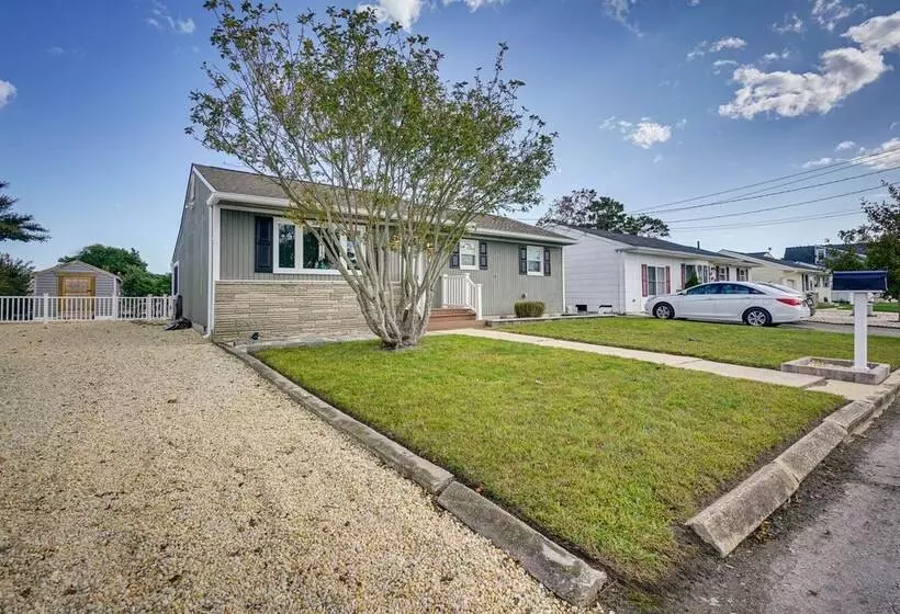 Waterfront Mystic Island Home W/ Boat Dock!