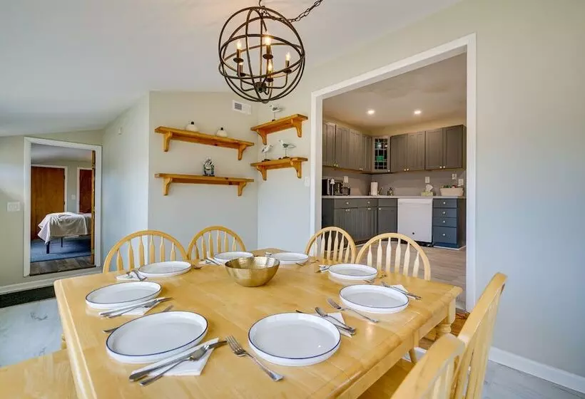 Waterfront Mystic Island Home W/ Boat Dock!