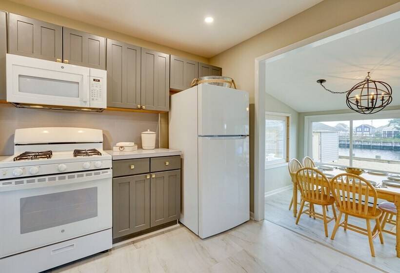 Waterfront Mystic Island Home W/ Boat Dock!