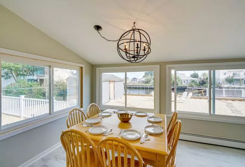 Waterfront Mystic Island Home W/ Boat Dock!