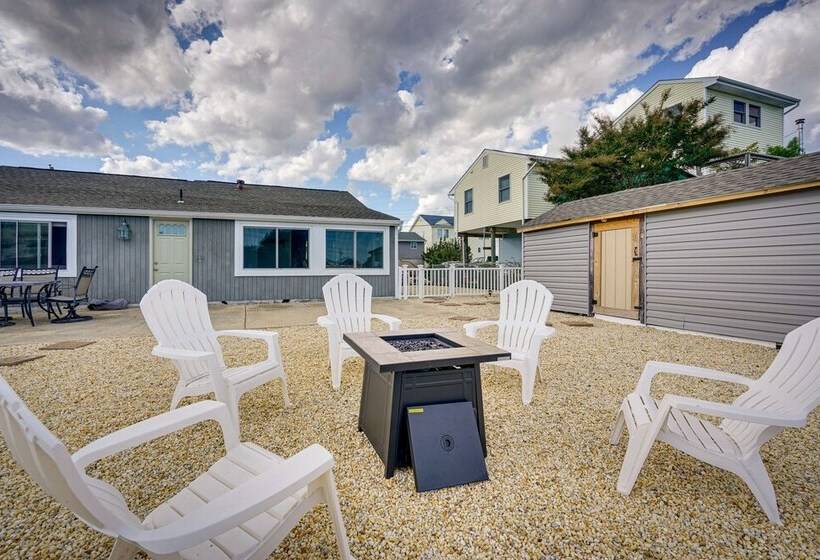 Waterfront Mystic Island Home W/ Boat Dock!