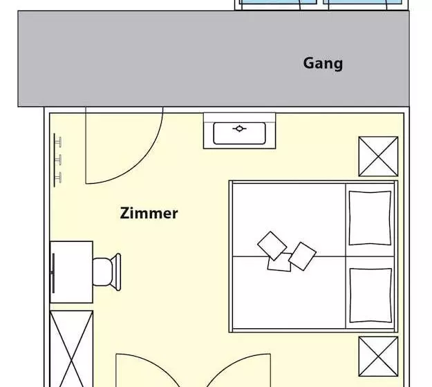 ホテル Frühstückspension Haus Golker