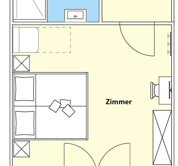 ホテル Frühstückspension Haus Golker