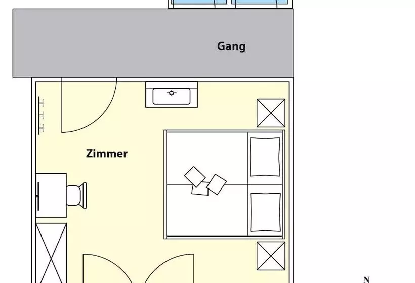 ホテル Frühstückspension Haus Golker