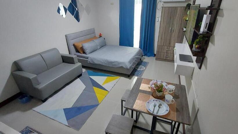 Dracarys Place 2 Condo With Balcony Unlimited Wifi Lapulapu City View