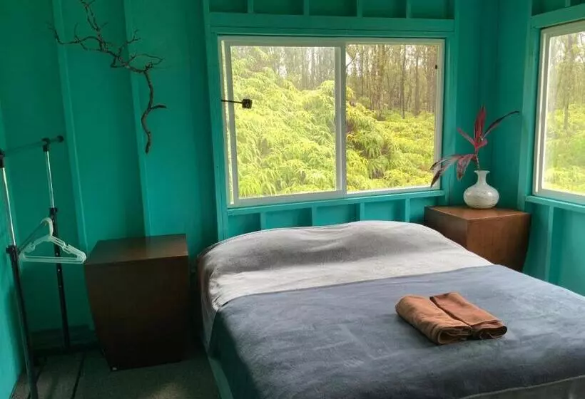 ペンション Simple Rustic Studio Deluxe Bed In Tropical Fruits Garden