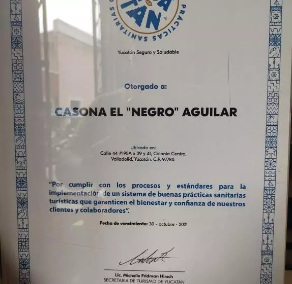 پانسیون Casona Del Negro Aguilar