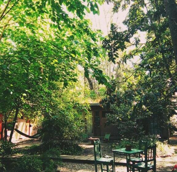 فندق صغير Eco Cabaña Bioconstruccion