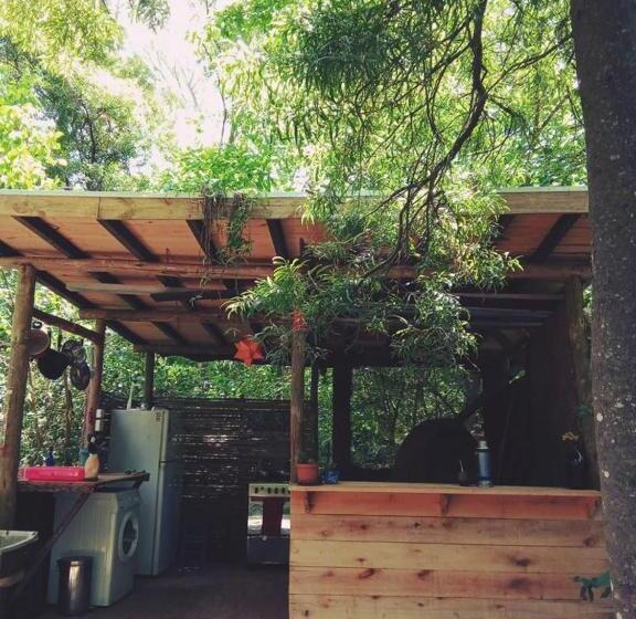 فندق صغير Eco Cabaña Bioconstruccion