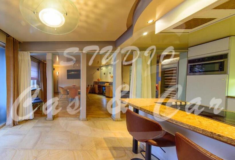 تختخواب و صبحانه Beautyd Studio Double Of Twin Met Extra Vouwbed Centrum Gullegem