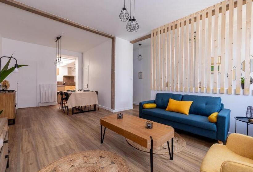 펜션 La Saint Quentinoise Chambre Privée Amande