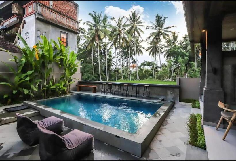 膳宿费 Harmony House: Just Built, 2 Min Ubud Center /2
