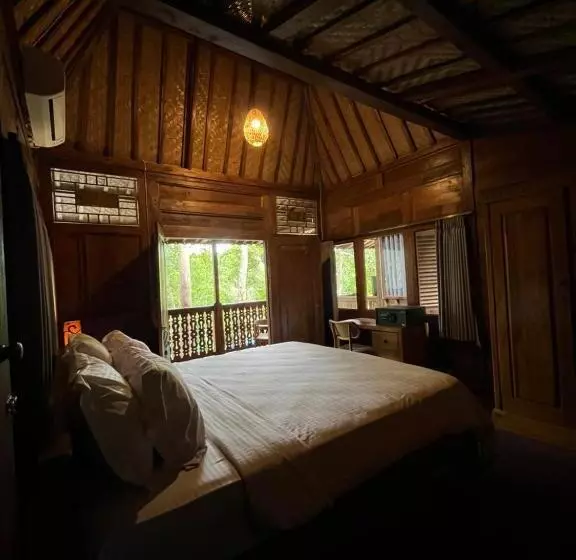 ペンション Bidja Room Wooden Joglo House