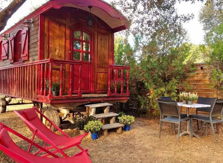 ホテル Chambre D Hôtes En Roulotte