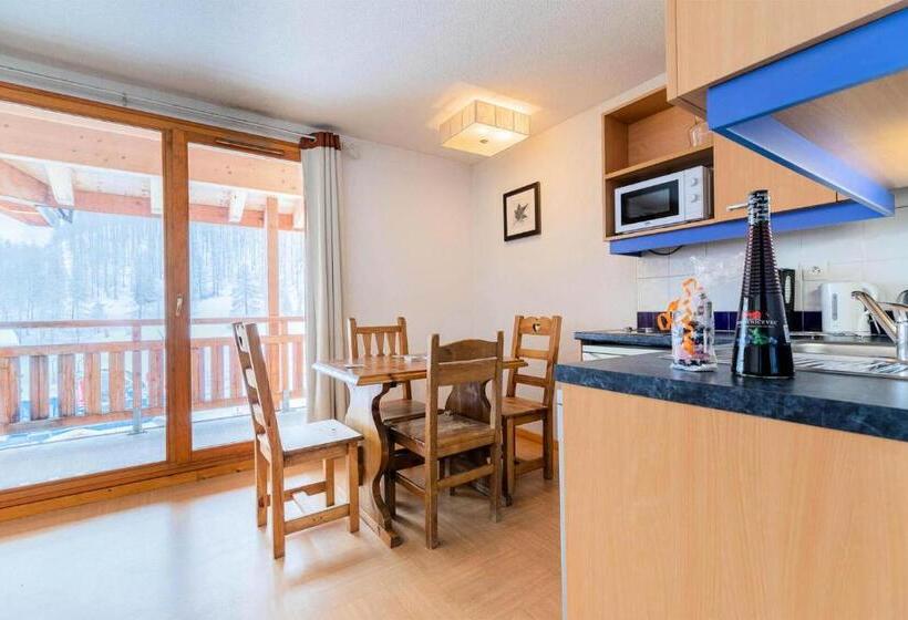 Résidence Le Parc Des Airelles Studio Coin Montagne 4 Personnes 324