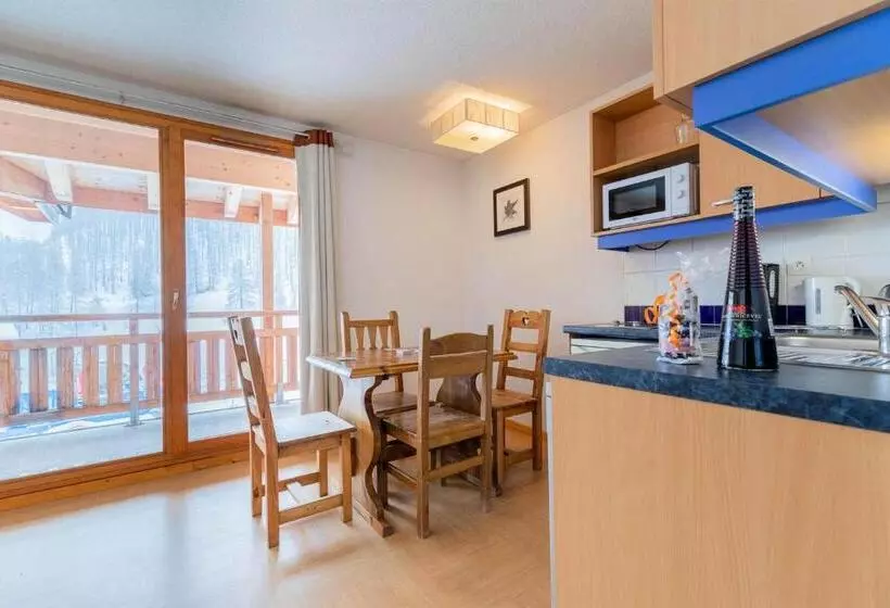 Résidence Le Parc Des Airelles   Studio Coin Montagne 4 Personnes 324