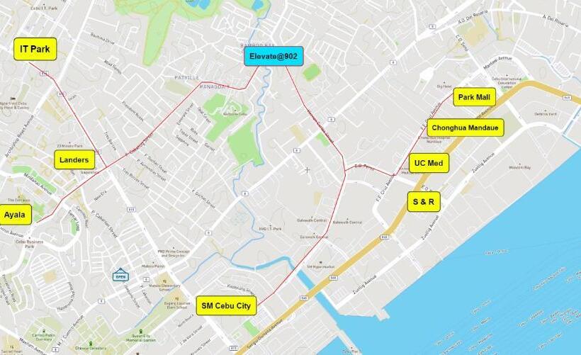 호스텔 Elevate At 902 Cityscape Tower Condominium With Netflix, Near Sm, Ayala, It Park