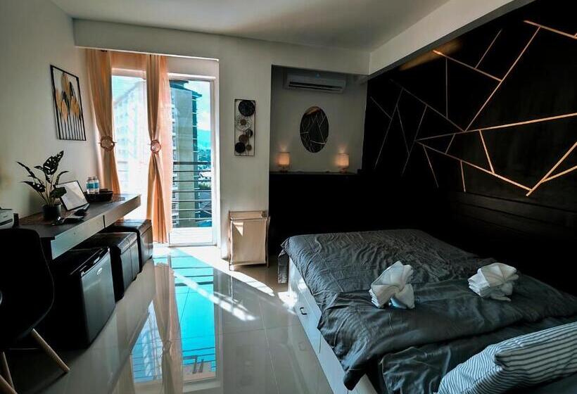 호스텔 Elevate At 902 Cityscape Tower Condominium With Netflix, Near Sm, Ayala, It Park