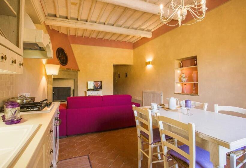 Isa Farmhouse With Swimming Pool Just 20 Minutes From Arezzo, Apartments With Panoramic Views