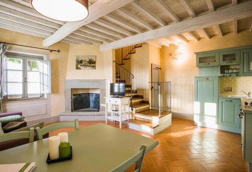 Isa Farmhouse With Swimming Pool Just 20 Minutes From Arezzo, Apartments With Panoramic Views