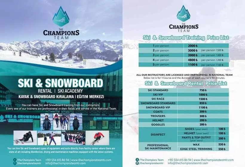 リゾートホテル Grand Yazici Ski Hotel & Spa