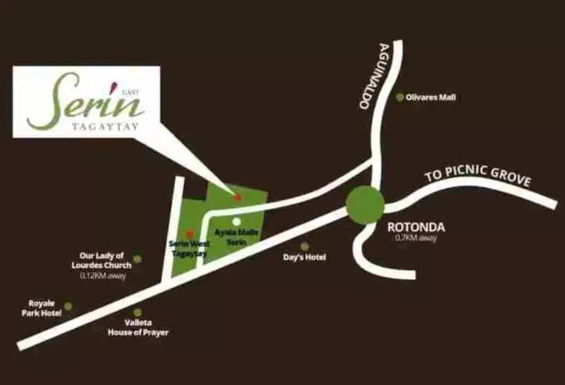 ベッドアンドブレックファースト Casa De Guapo   Ayala Serin East Taal View Condo